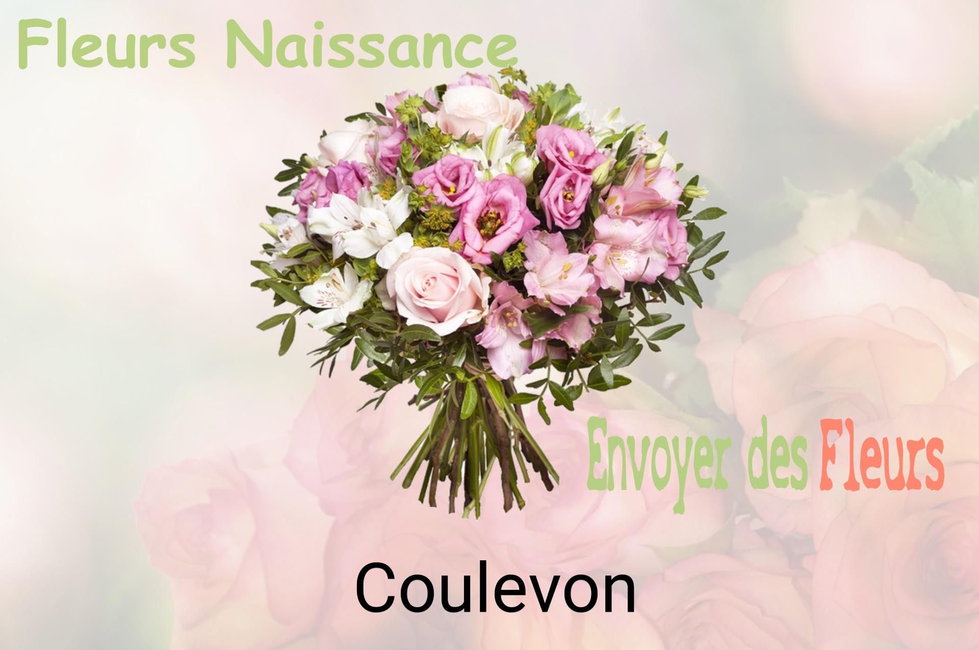 Bouquet de fleurs de naissance livré à Coulevon